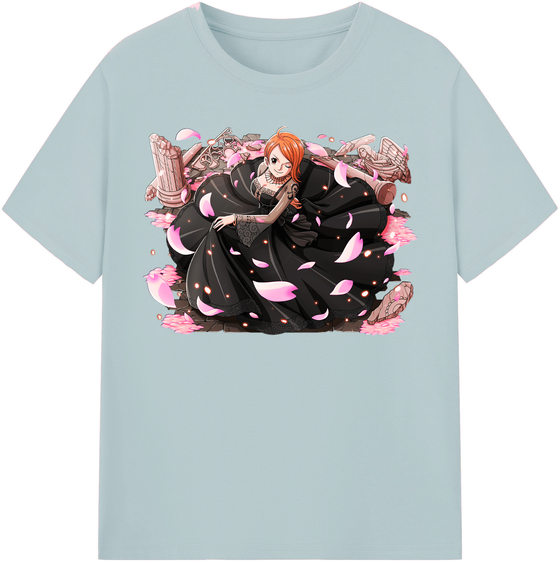 ワンピース ナミ ONE PIECE Nami 綿100％半袖Tシャツ（フロントプリント）